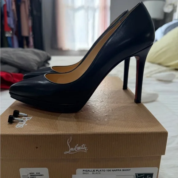 ✨ Christian Louboutin Rare & Retired Pigalle Plato 36.5  — 6.5 - Picture 8 of 13